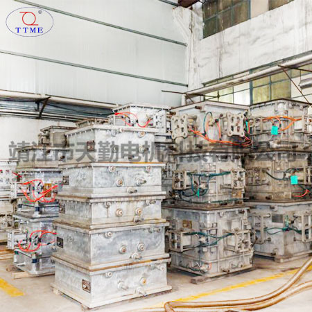 电机消失模现场